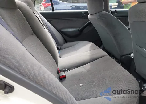 2001 Honda Civic Lx from USA, damaged, VIN 2HGES16571H582525